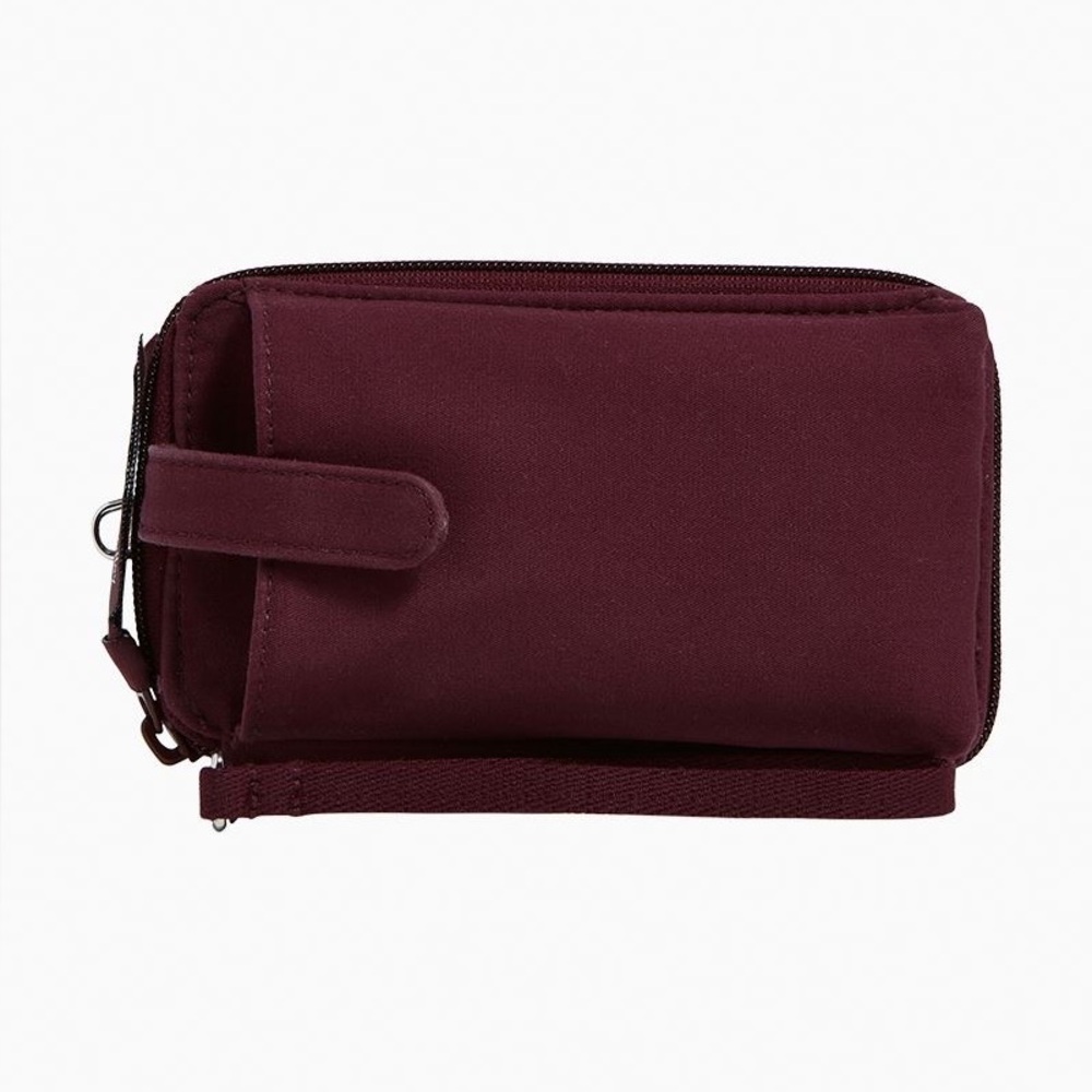Vera Bradley Burgundy Wristlet Clutch